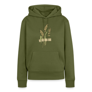 Getreide / Weizen / Ährenfrau / Damen Premium Hoodie - Khaki