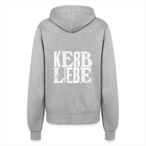 Kerb Liebe / Frauen Kapuzenjacke - Grau meliert