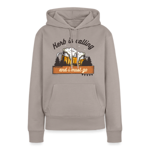 Kerb is calling and i must go / Damen Premium Hoodie - Taupe