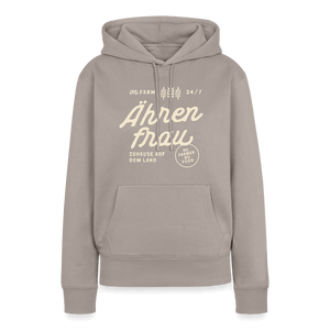 Ährenfrau / Frauen Premium Hoodie - Taupe