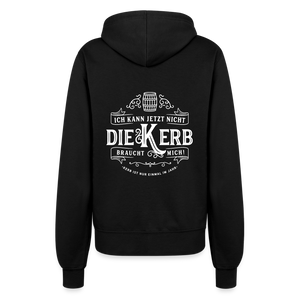 ich kann jetzt nicht / Frauen Kapuzenjacke - Schwarz