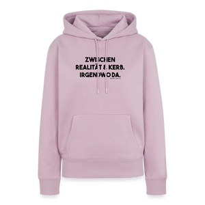 Zwischen Realität und Kerb. Irgendwo da / Damen Premium Hoodie - Altrosa