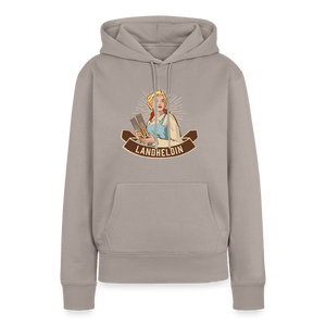 Landheldin / Damen Premium Hoodie - Taupe
