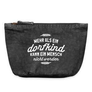 Witzige Kosmetiktasche mit Dorfkind Motiv - Accessoire TĂ€schchen Spruch Makeup Tasche