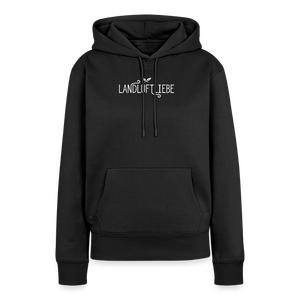 Landluftliebe / Damen Premium Hoodie - Schwarz