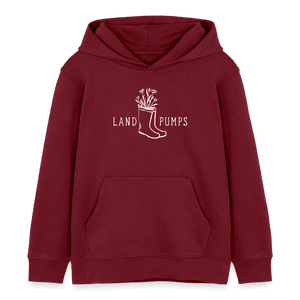 Landpumps Gummistiefel / Kinder Organic Hoodie - Burgunderrot