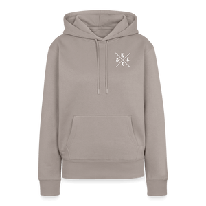 Kerb Badge / Damen Premium Hoodie - Taupe