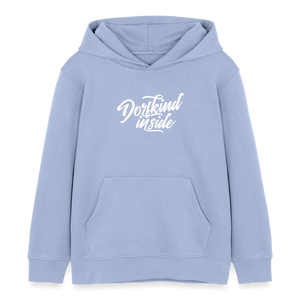 Dorfkind inside / Kinder Organic Hoodie - Sky