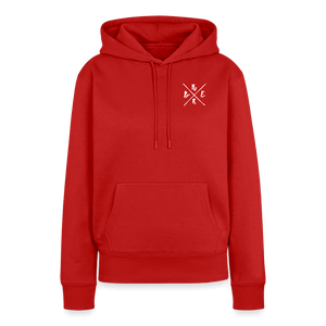 Kerb Badge / Damen Premium Hoodie - Rot