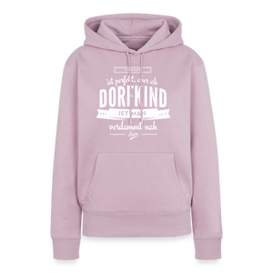 Niemand ist perfekt aber als Dorfkind ist man verdammt nah dran / Damen Premium Hoodie - Altrosa