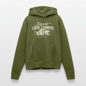 Support local Farmers / Unterstütze die Bauern / Damen Premium Hoodie - Khaki