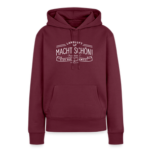 Landluft macht schon. Hier der Beweis / Damen Premium Hoodie - Burgunderrot
