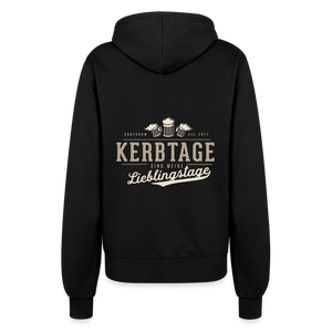 Kerbtage / Frauen Kapuzenjacke - Schwarz