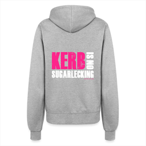 Kerb is no / Frauen Kapuzenjacke - Grau meliert
