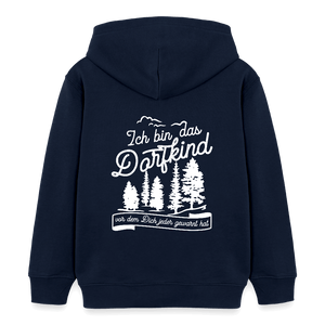 Ich bin das Dorfkind vor dem Dich jeder gewarnt hat / Kinder Organic Hoodie - Navy