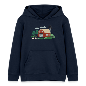 Bauernhof Hofkind / Kinder Organic Hoodie - Navy