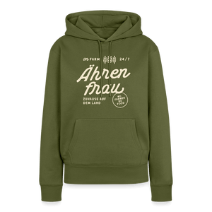 Ährenfrau / Frauen Premium Hoodie - Khaki