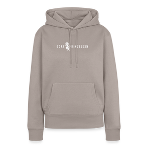 Dorfprinzessin / Dorf Prinzessin / Damen Premium Hoodie - Taupe