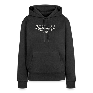 Landmädel / Damen Premium Hoodie - Sonderedition - Anthrazit meliert