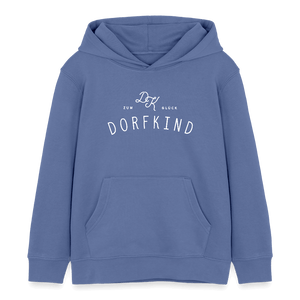 Zum Glück Dorfkind / Kinder Organic Hoodie - Blau