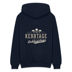 Kerbtage / Unisex Kapuzenjacke - Navy