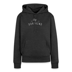 Zum Glück Dorfkind / Damen Premium Hoodie - Anthrazit meliert
