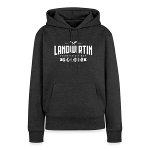 Landwirtin buchstabiert man Heldin / Damen Premium Hoodie - Anthrazit meliert