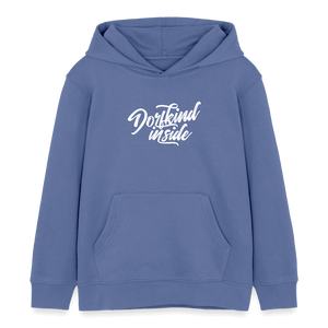 Dorfkind inside / Kinder Organic Hoodie - Blau