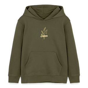 Getreide Weizen - Dorfkind / Kinder Organic Hoodie - Khaki