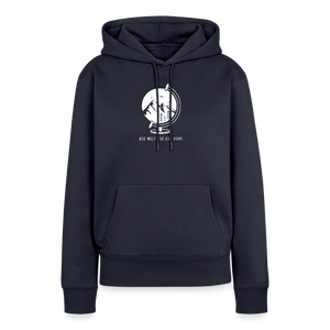 Die Welt ist ein Dorf / Damen Premium Hoodie - Navy