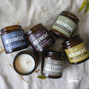 Duftkerzen im Glas Spruch Dorf Land Dorfliebe Bundle Set Geschenk Dorfkram®