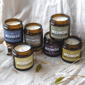 Duftkerzen im Glas Spruch Dorf Land Dorfliebe Bundle Set Geschenk Dorfkram®