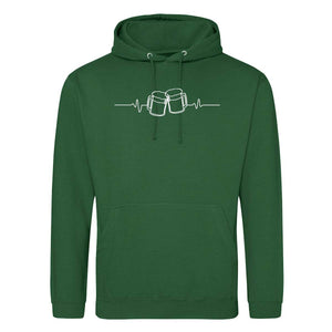 Herzschlag Bier / Bierliebe / Herren Premium Hoodie