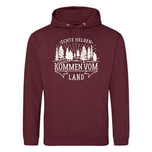 Echte Helden kommen vom Land / Herren Premium Hoodie