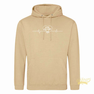 Herzschlag Kuh / Kuh Liebe / Herren Premium Hoodie