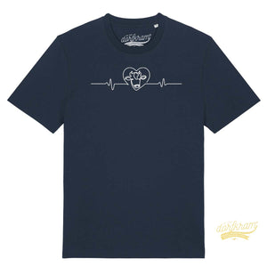 Herzschlag Kuh / Kuh Liebe / Herren Organic Shirt