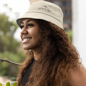 Anglerhut Hut Zum Glück Dorfkind natur Bucket Hat Sommerhut Dorfkram®