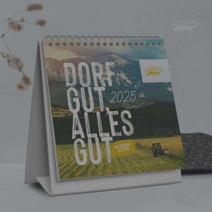Dorfkind Kalender / Dorf gut alles gut 2025 / Tischkalender