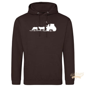 Pullover Weihnachten Traktor Kühe witzig Dorfkram®