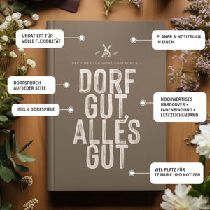 Dorfkind Kalender Planer undatiert von Dorfkram®