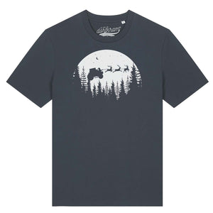 weihnachtsshirt herren lustig landwirtschaft . weihnachtsmann auf traktor. Dorfkram®