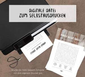 Dorfkinder Wortsuche / Handy nicht dabei? / Druckdatei