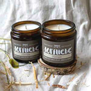 Duftkerze im Glas Milch und Honig Dorfliebe