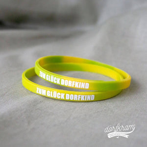 Zum Glück Dorfkind Armbänder schmal für Dorffest. Dorfkram®