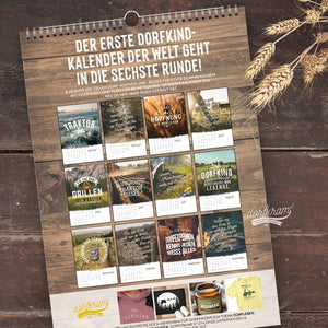 Original Dorf Kalender von Dorfkram® Dorf Shop erfolgreicher beliebter Dorfkinder Shop