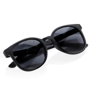 Sonnenbrille Zum Glück Dorfkind schwarz nachhaltig Dorfkram®