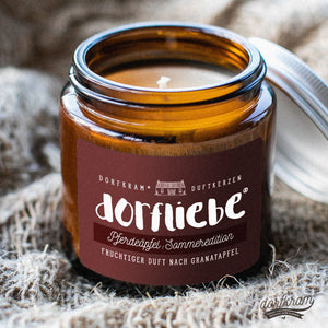 Aussergewöhnliche Duftkerze im Glas Pferdeapfel Landleben Dorfkram®