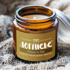 Picknick im Feld Duftkerze. Dorfleben Kerze Dorfkram®