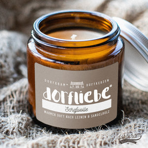 Duftkerze im Glas Schaf Wolle Landleben Dorfkram®