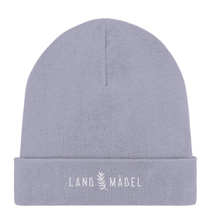 Landmädel / Organic Wintermütze mit Stick (Sonderedition)